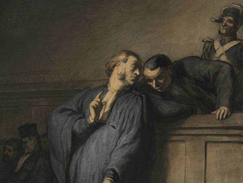     Оноре Домье. Возбуждено уголовное дело (фрагмент). 1865    
undefined