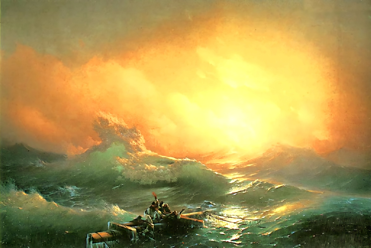 И.К. Айвазовский "Девятый вал"