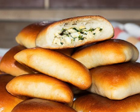 начинка из зелёного лука и яиц