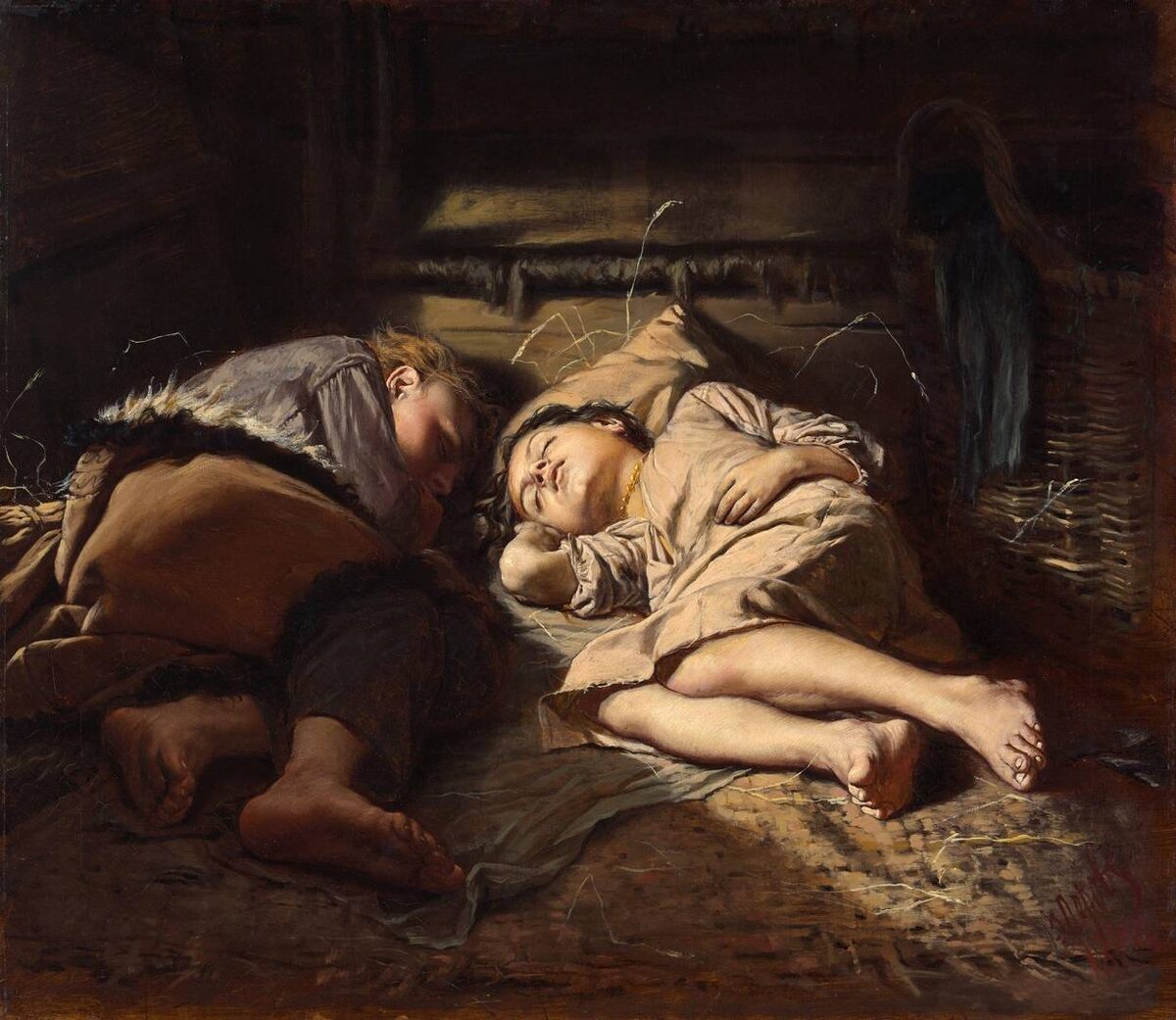     Василий Перов. Спящие дети. 1870   
undefined