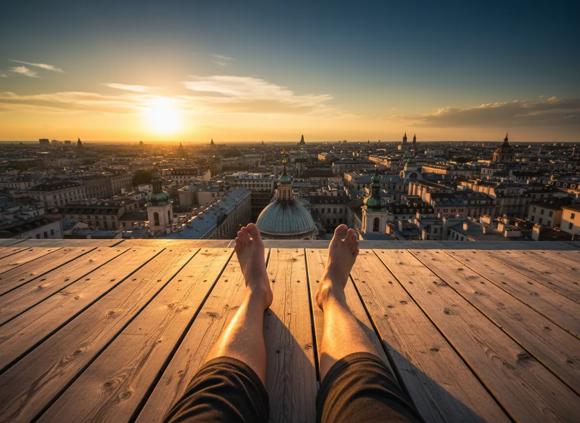 Там, где кончается дом, начинается небо. Под ногами — город, над головой — облака. Крыша, которая перестала быть просто крышей. Как люди научились жить над миром? Читайте в новом расследовании →