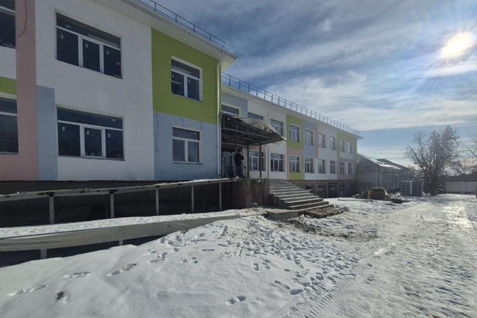    Московская область продолжает восстановление объектов в ДНР. Фото: Администрация Новоазовска