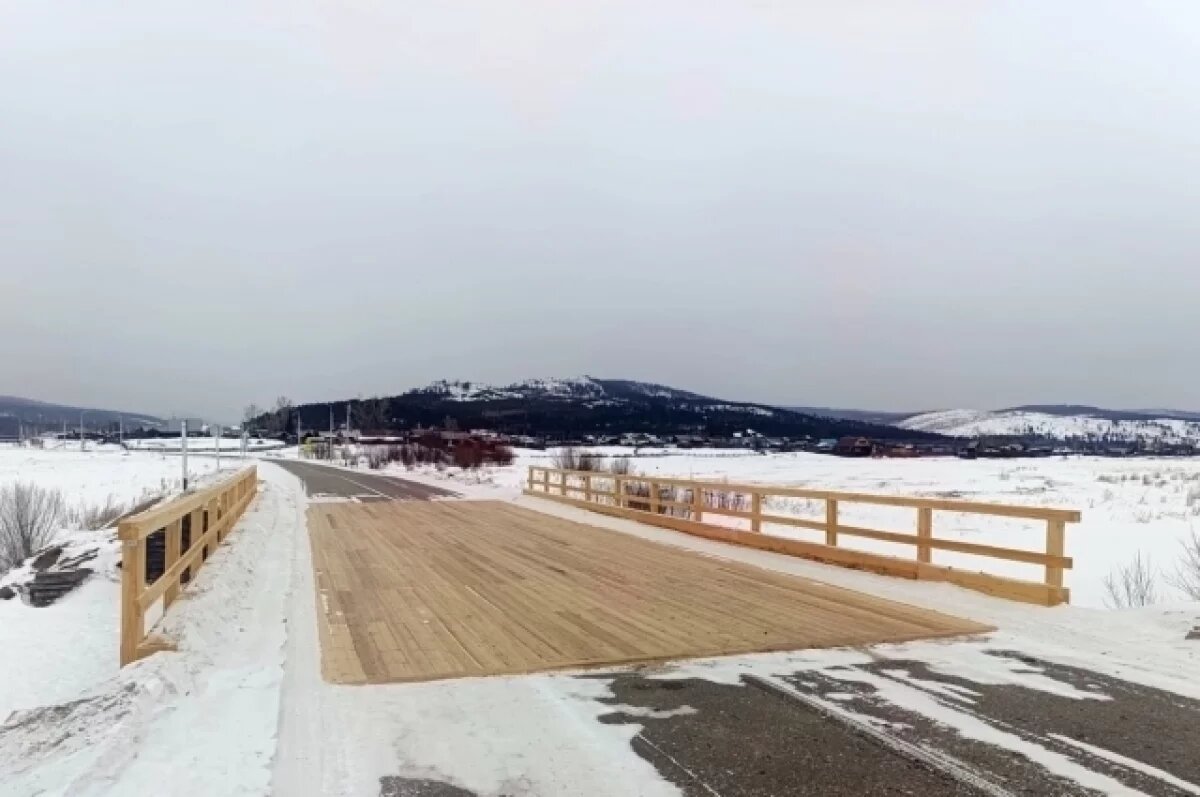    Деревянный мост починили после вмешательства прокуратуры в Хилокском округе