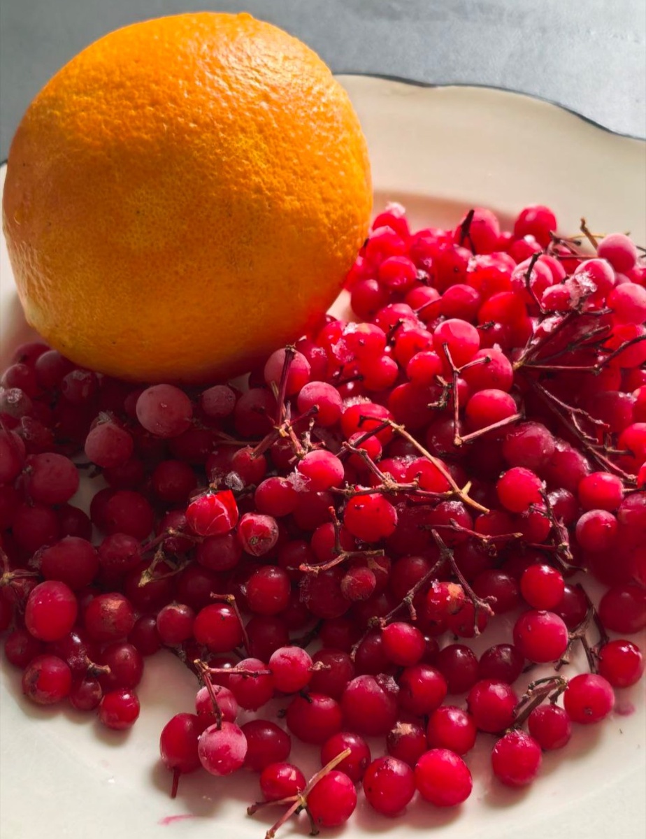 Калина с апельсином