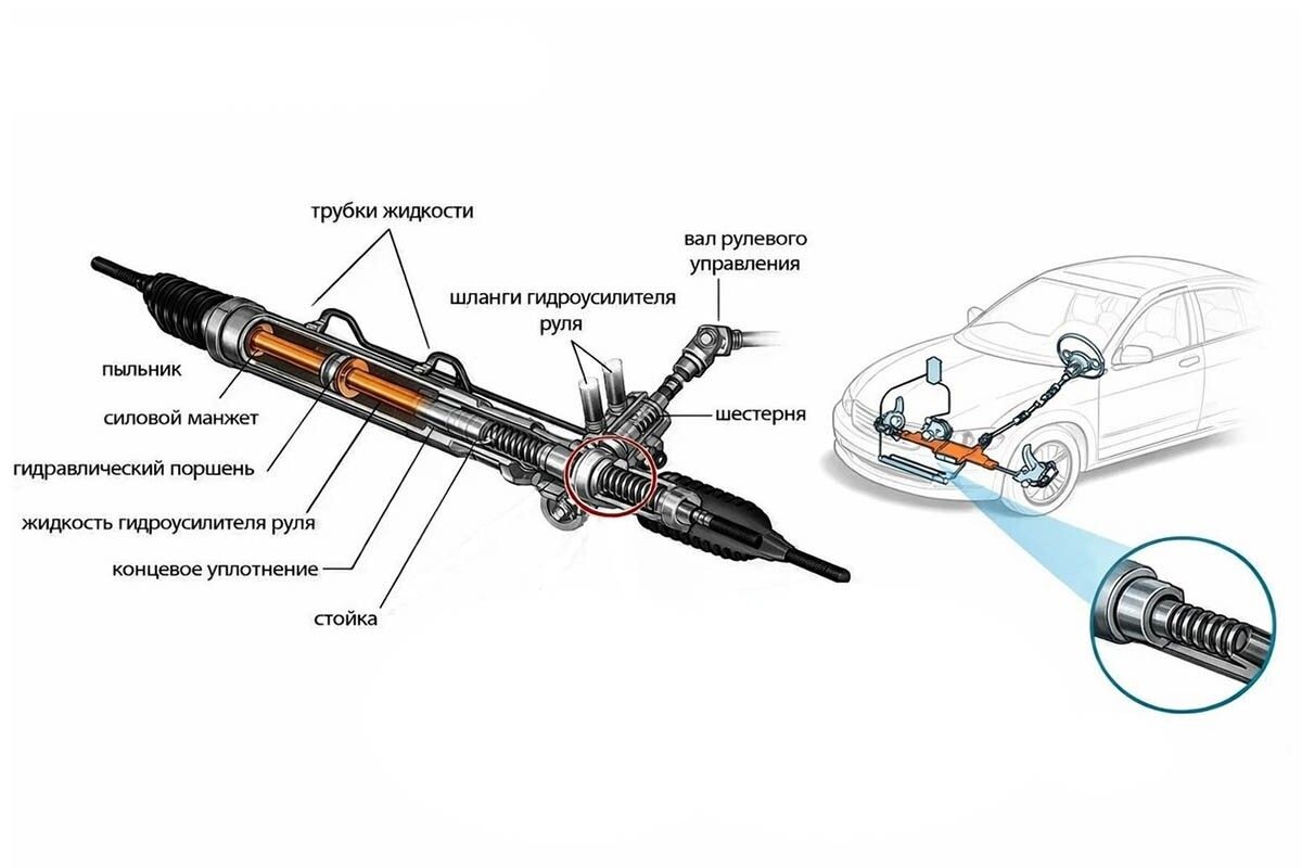 Состав механизма. Источник: нейросеть📷
