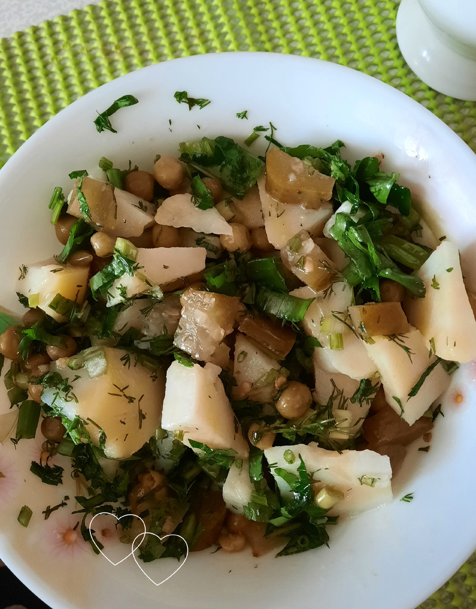 Картофельный салат. Фото автора