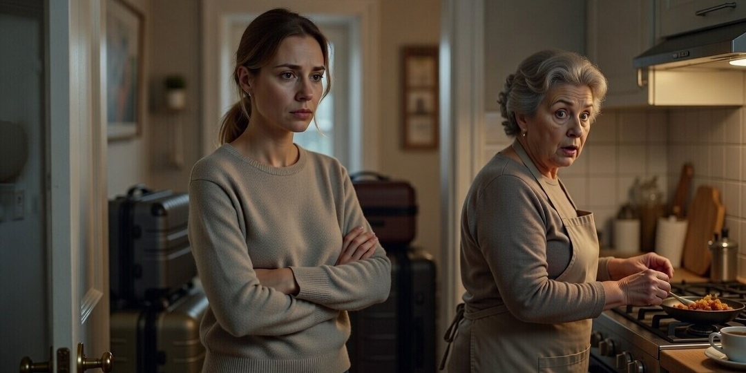 Наш дом — не гостиница для родственников, — сказала она мужу, когда увидела три чемодана в прихожей