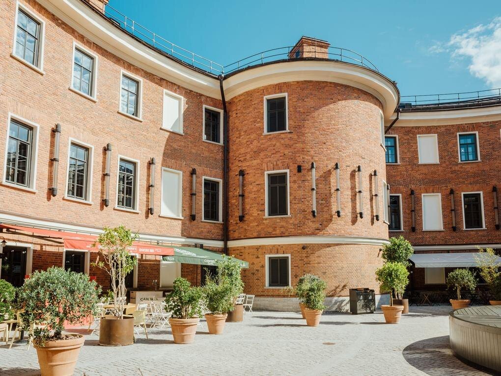 Здание «Бутылка» на острове Новая Голландия, Санкт-Петербург. Фотография предоставлена пиар-службой проекта «Новая Голландия: культурная урбанизация»