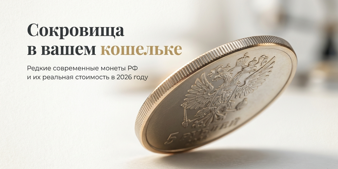 Редкие современные монеты РФ: список, фото и реальные цены 2026 года