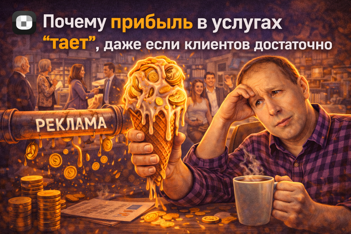 Почему прибыль в услугах “тает”, даже если клиентов достаточно