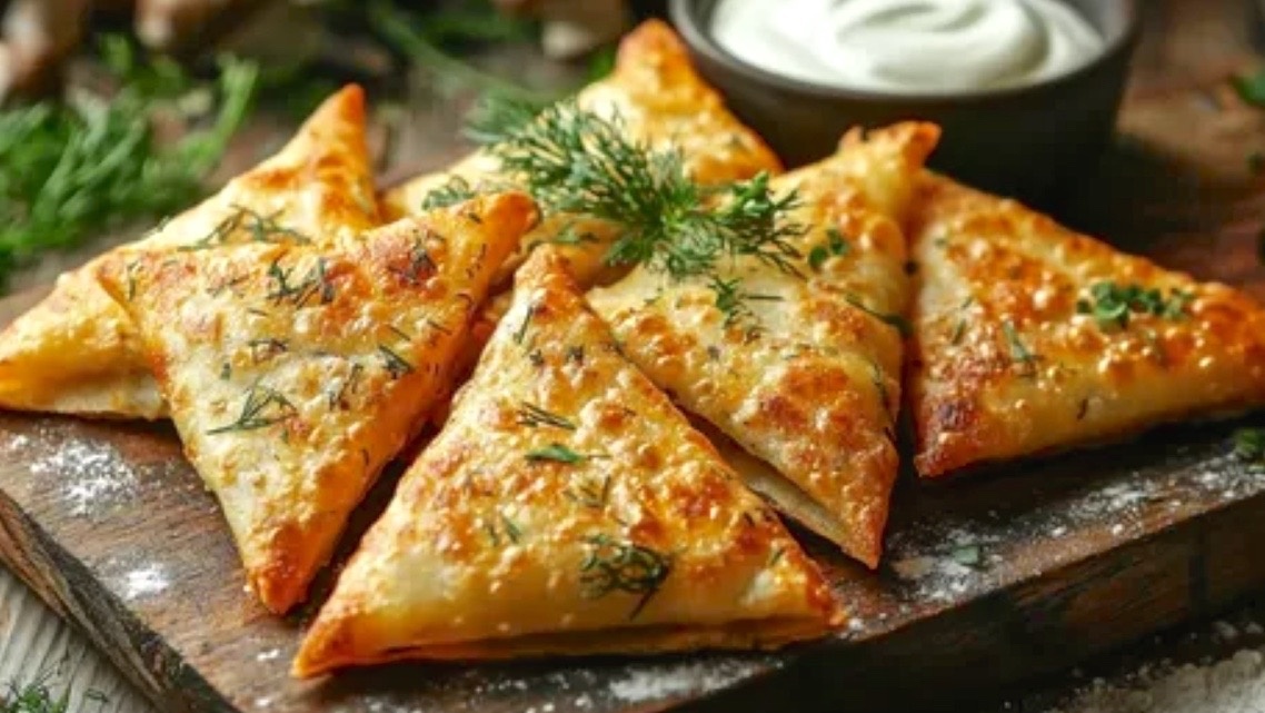 Пирожки из теста на картофельном отваре обжаренные в масле.