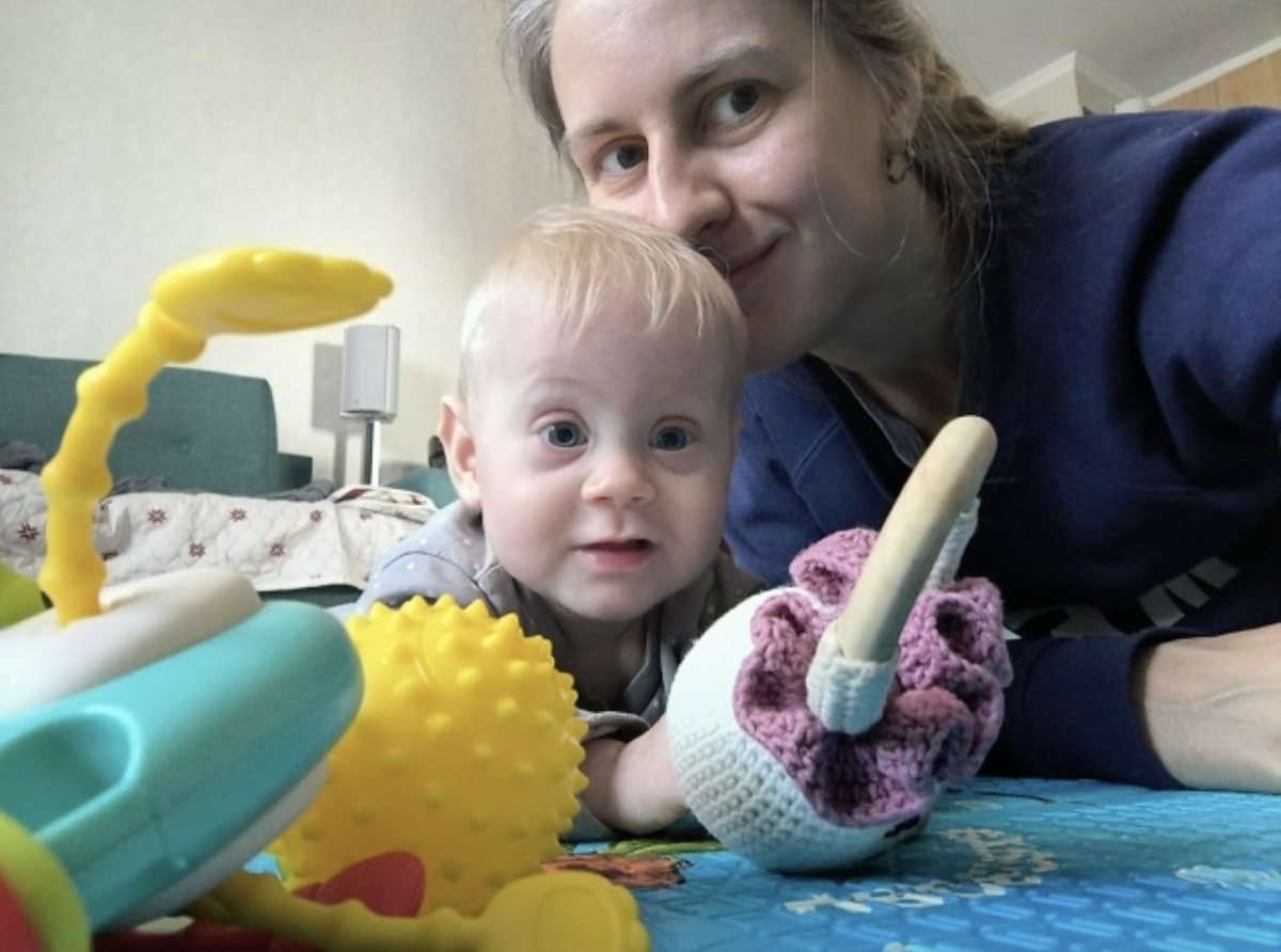 Елена и её дочка Полина