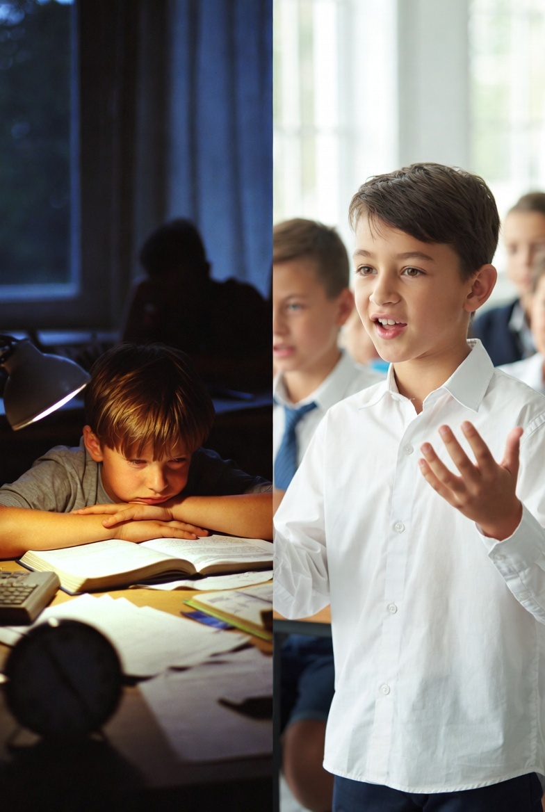 «Слева — зубрёжка. Справа — результат. Разница — в правильной технике».