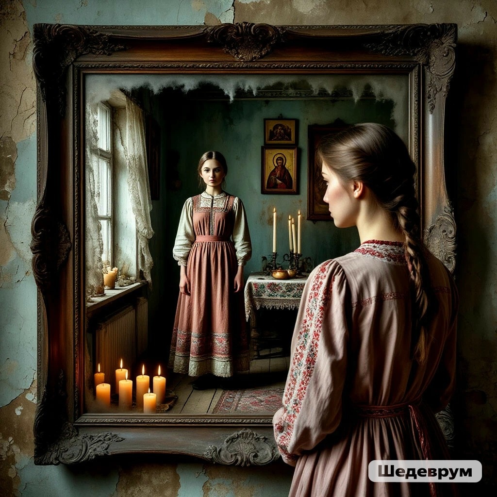 #мистика #страшнаяистория #зеркало #призраки #старыйдом #деревня #мамаидочка #потустороннее #таинственное