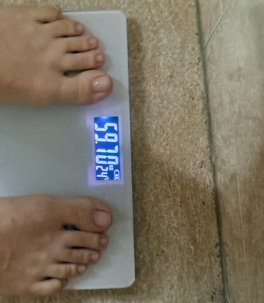 Так-то после нового года я вообще 63,5 была!