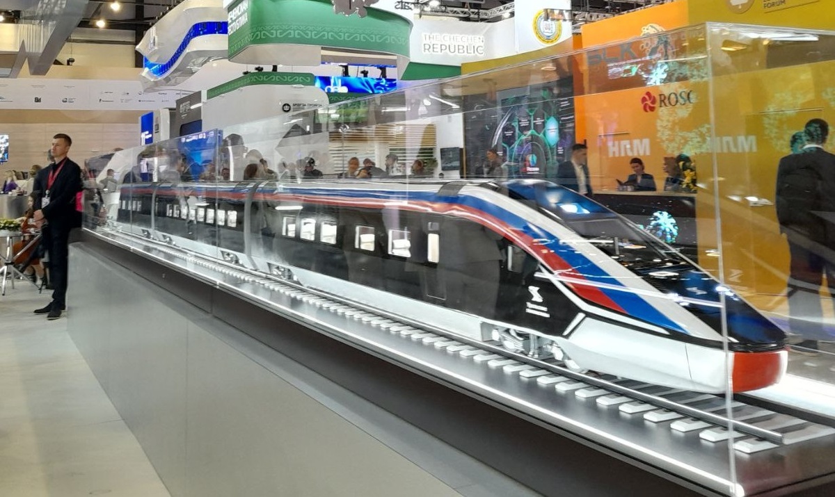    Проект поезда для ВСМ. Фото: Мойка78