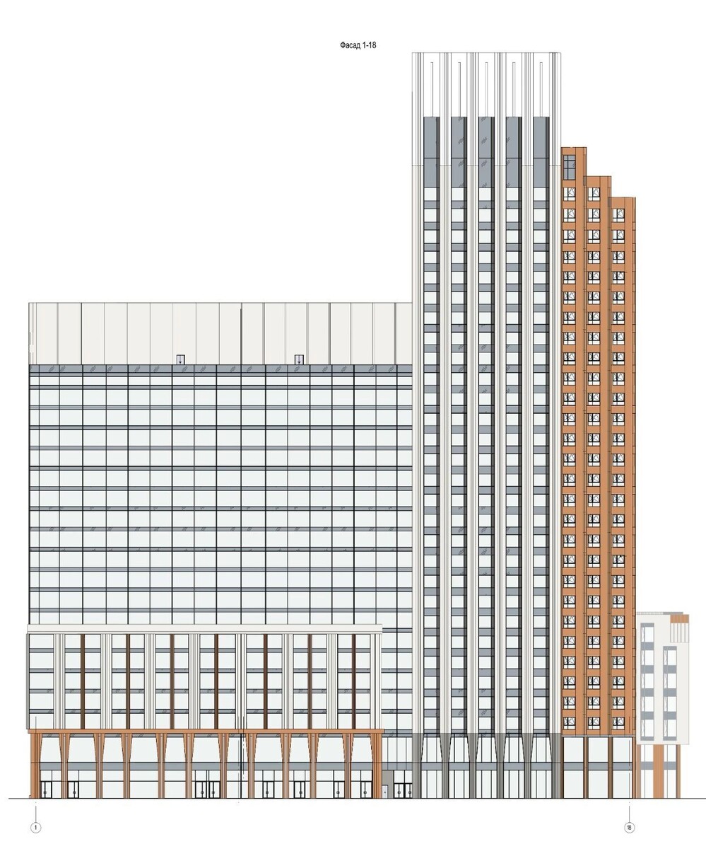    Так будет выглядеть жилая высотка   дом.рф