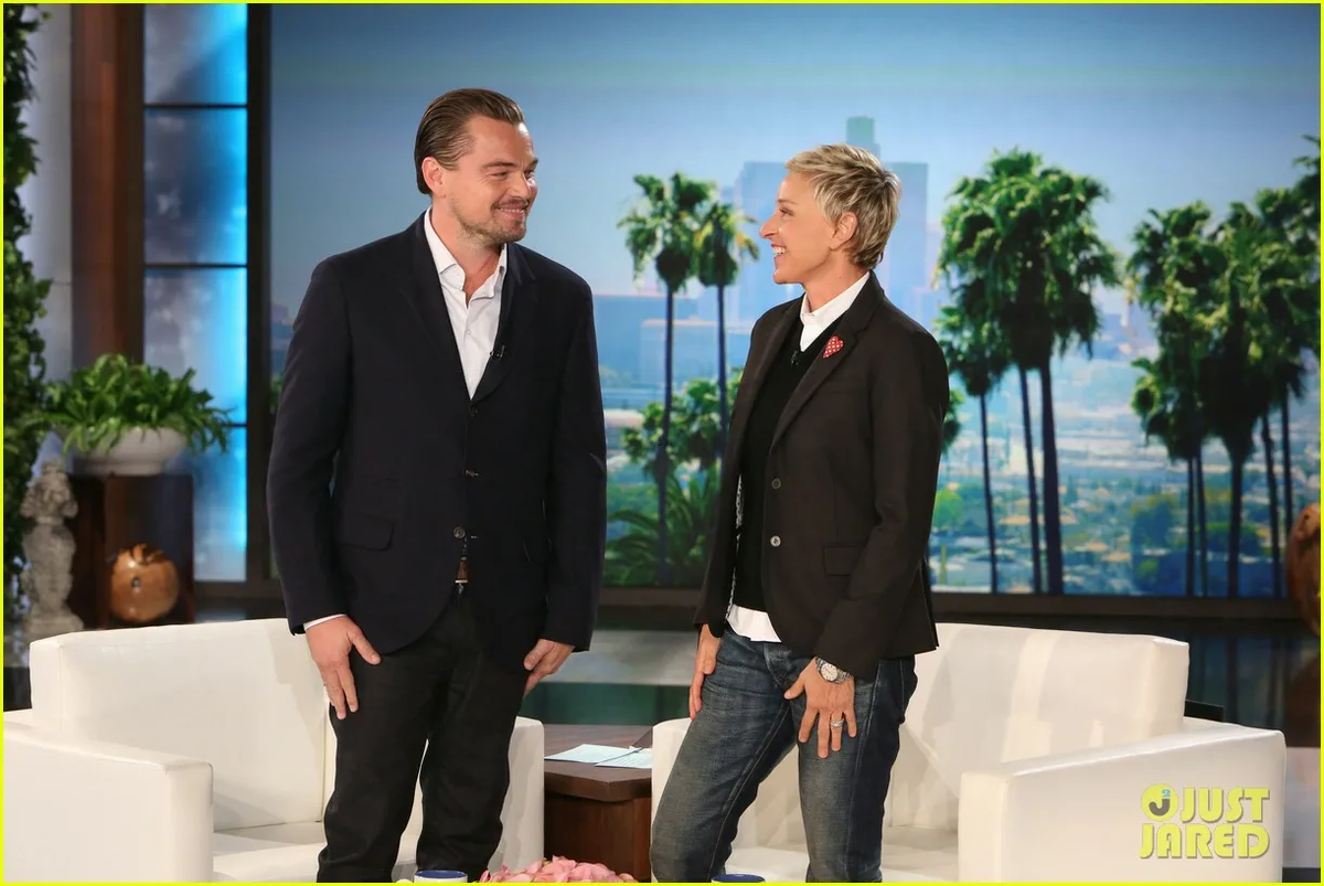 лелнардо Ди каприо и Эллен Де Дженнерис