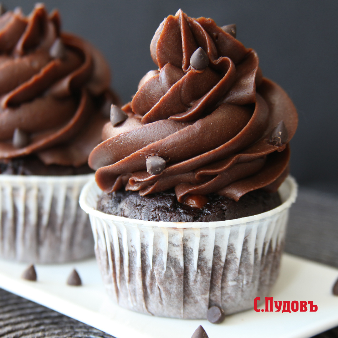Шоколадные капкейки «Всё в шоколаде»