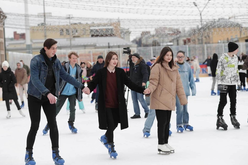   8 марта на Губернском катке в Туле покажут синхронное фигурное катание. Алексей ФОКИН