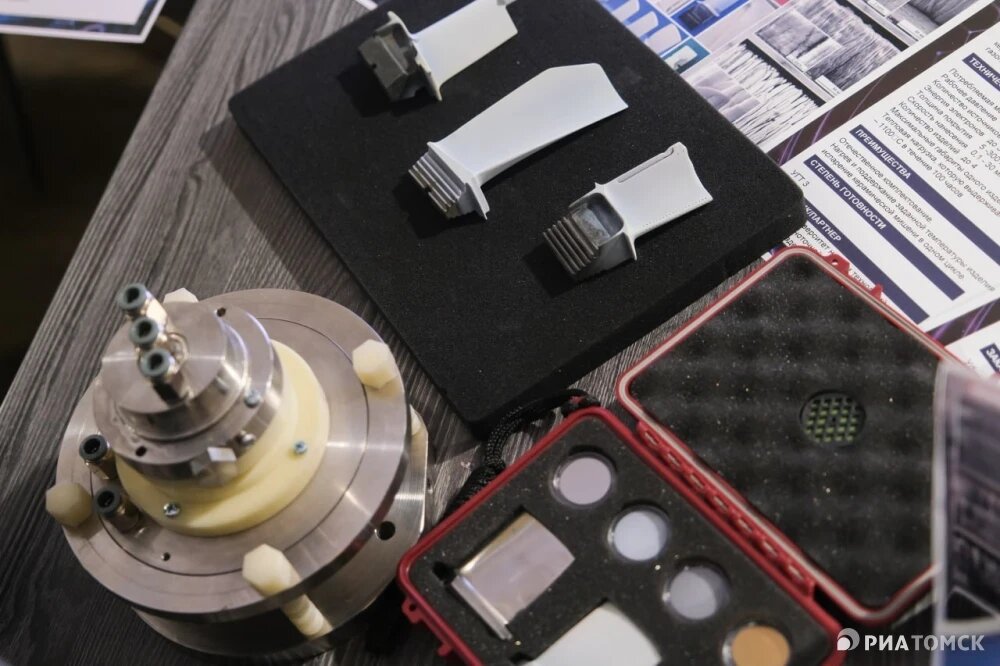      Лопатки газотурбинных двигателей, © РИА Томск. Никита Гольцов