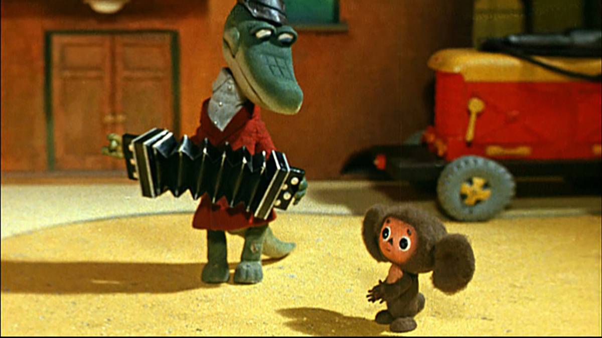    Чебурашка и крокодил Гена