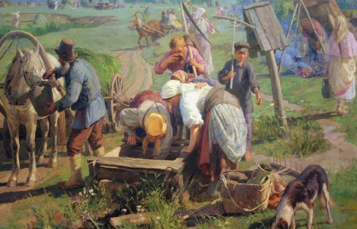 Крестьянский ритм работы.