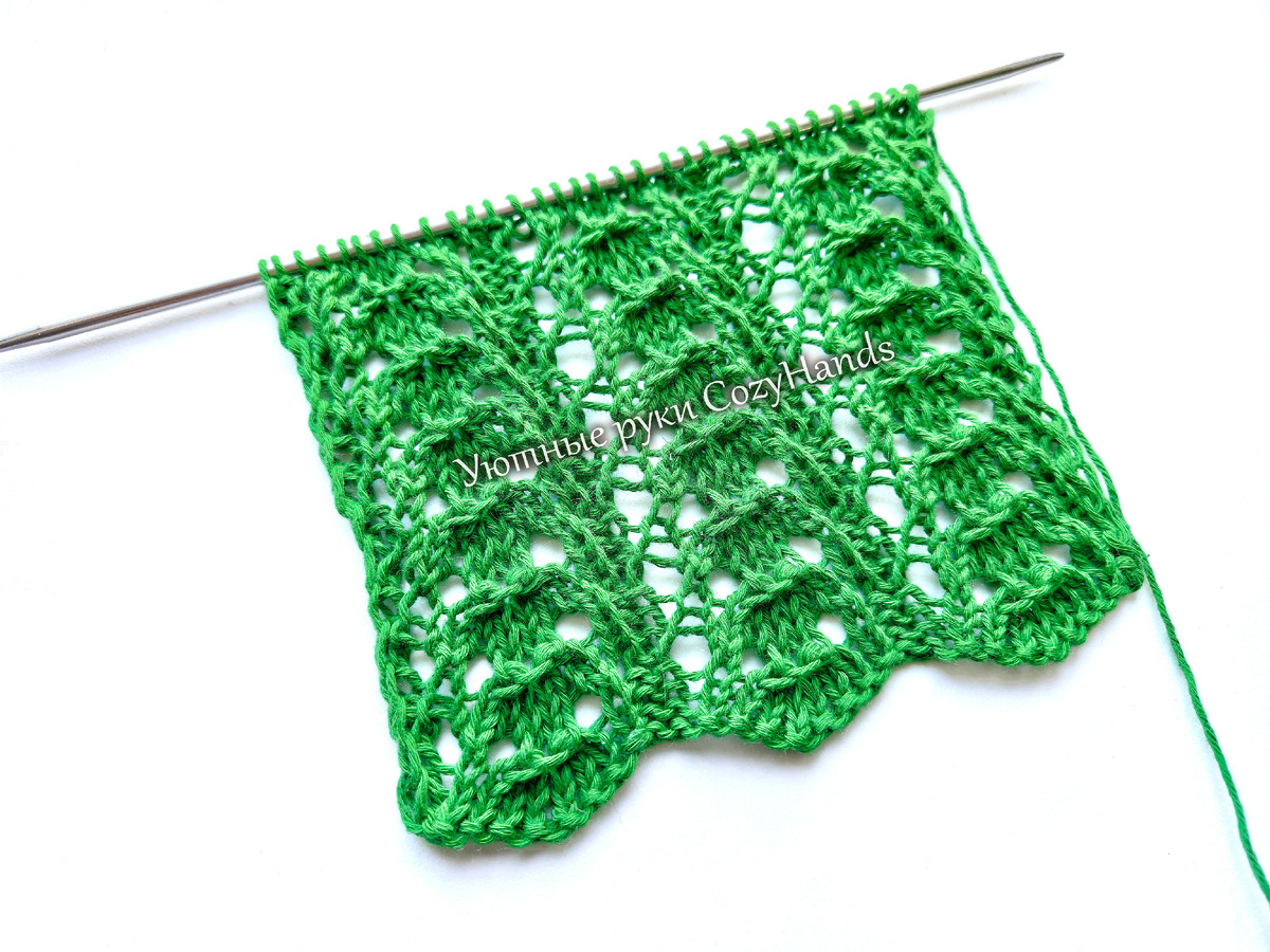 Красивый узор из ажурных дорожек