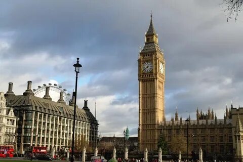 Типичный пейзаж Лондона.