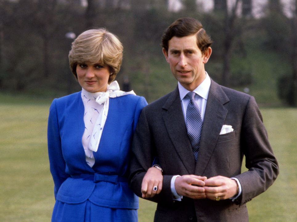 помолвка принца Чарльза и Дианы Спенсер
