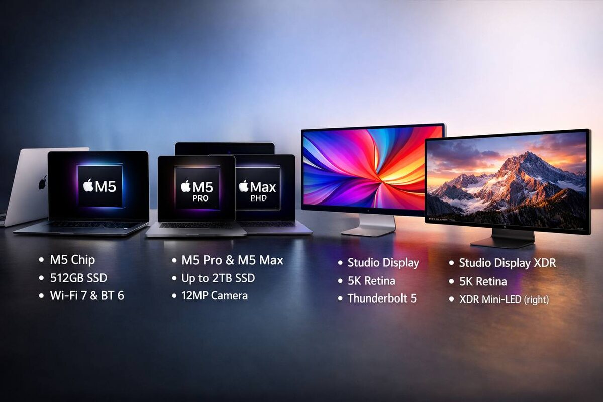 3 марта: представлены MacBook и Studio Display 