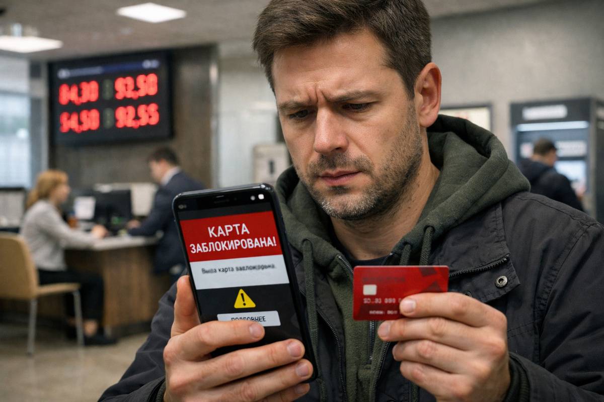 Резкий рост блокировок банковских карт и счетов