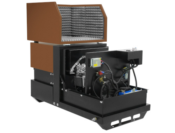 Газовый генератор во всепогодном шумозащитном кожухе