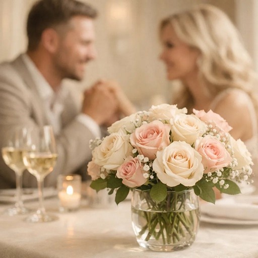    Кремовые розы на свидание Кристина Борунова