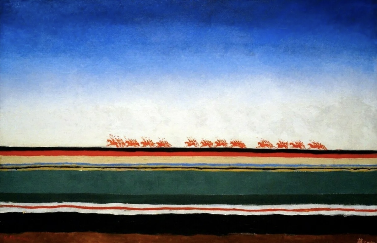 Казимир Малевич «Скачет красная конница» 1928-1932
