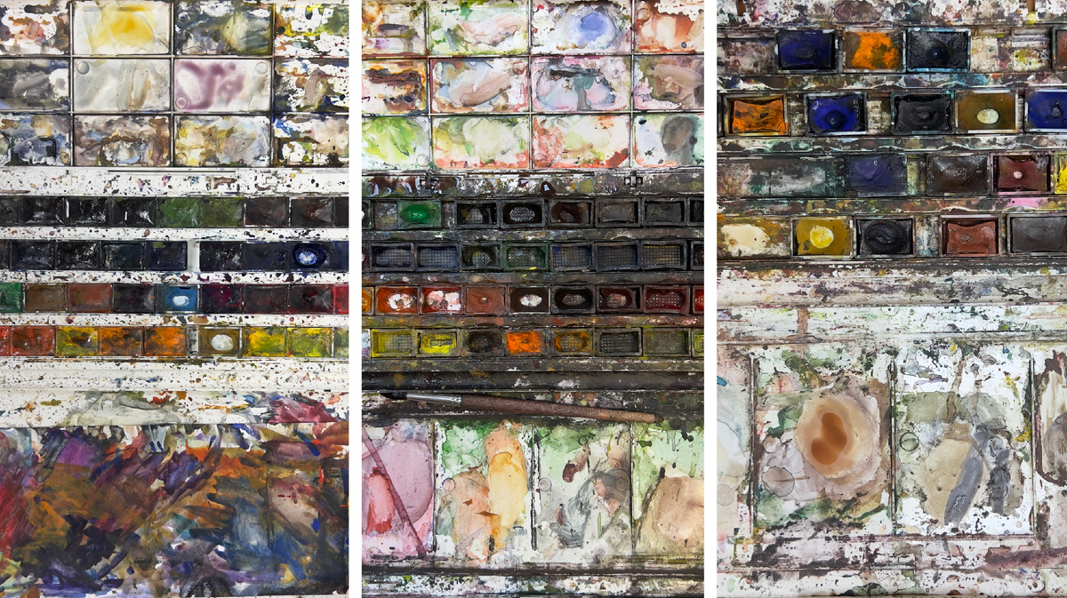 пример грязной палитры учеников 