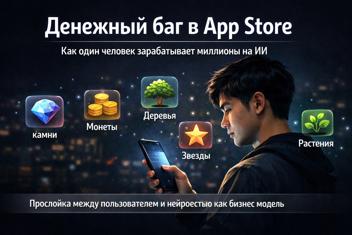 Хитрый предприниматель, который превратил один ИИ в десятки прикладных сервисов.