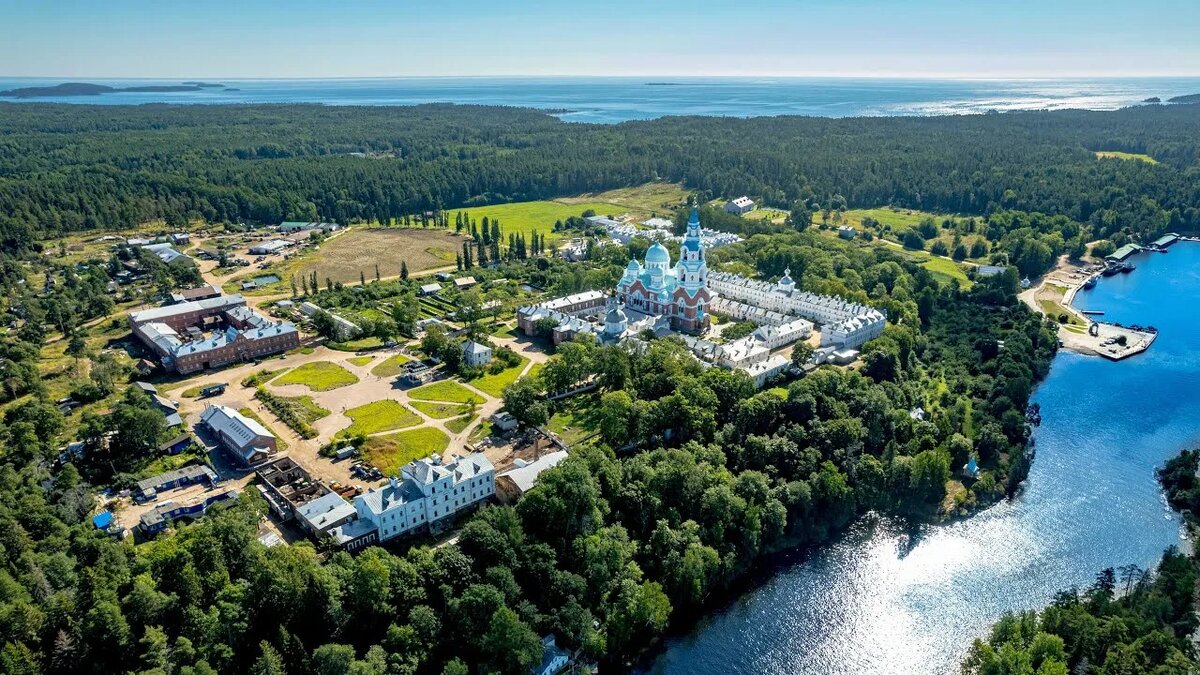 Валаам с высоты птичьего полета. Источник: youtube.com