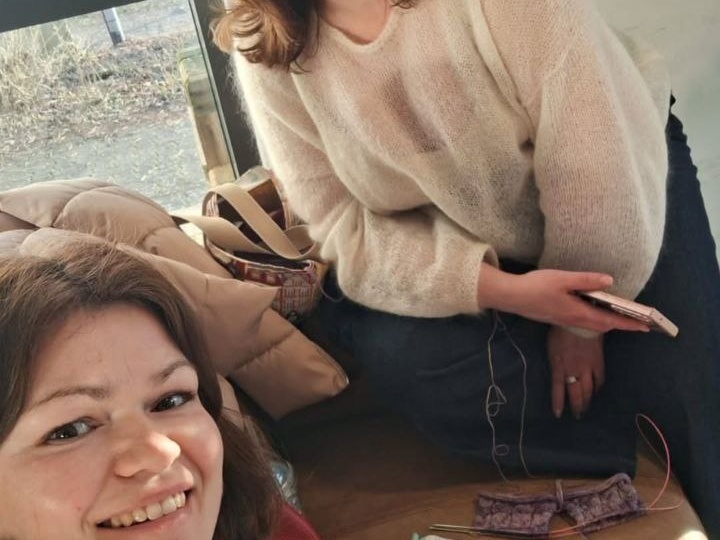 Вчера был прекрасный день! Встреча нашей вязальной группы приуроченная к 8 марта