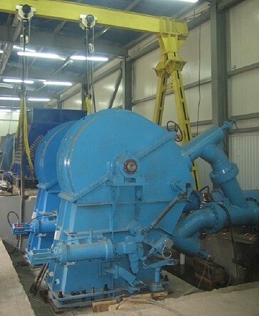 Монтаж гидроагрегата ГА-10М