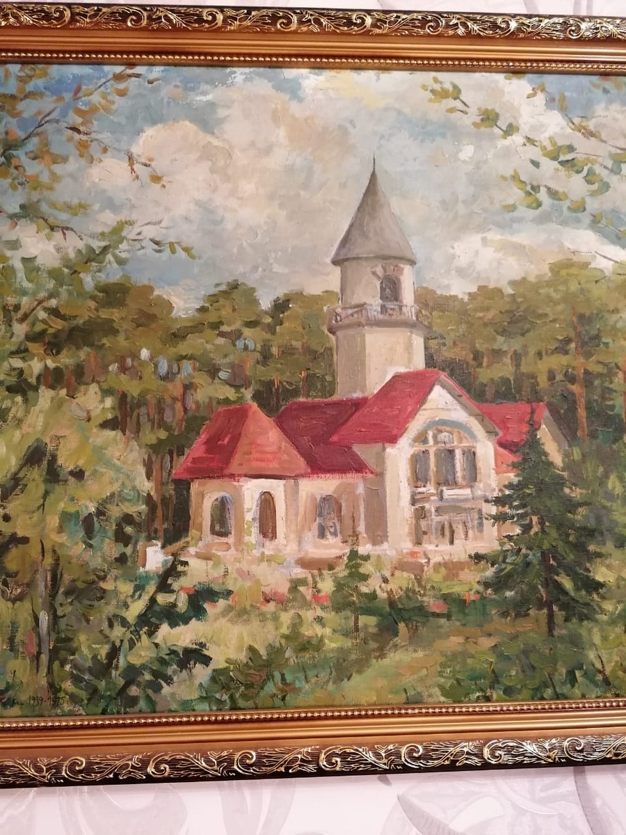 "Морозовская дача". Картина работы моего двоюродного дедушки Юрия Николаевича Снаткина. 