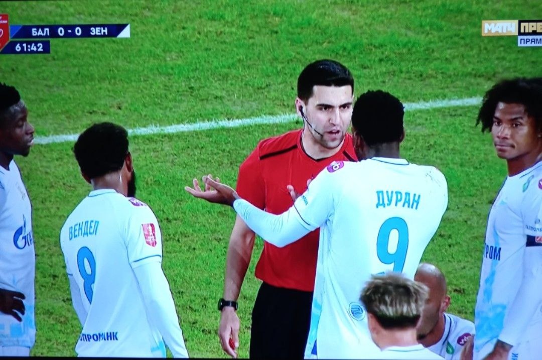 Новичок "Зенита" Джон Дуран провел на поле в матче с "Балтикой" 65 минут, но не сумел отличиться. 