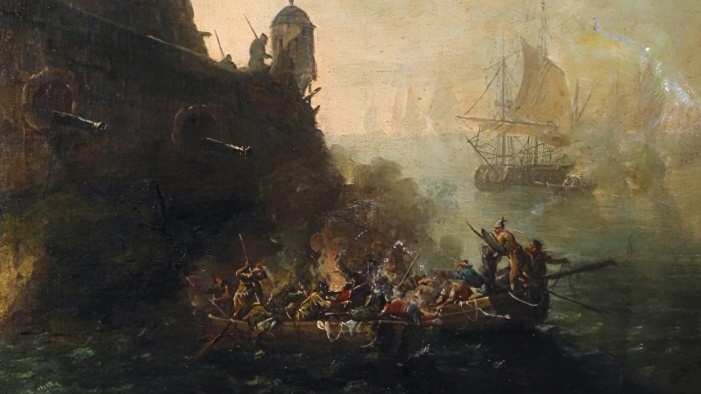     Неизвестный художник. Пираты (фрагмент). XVII век