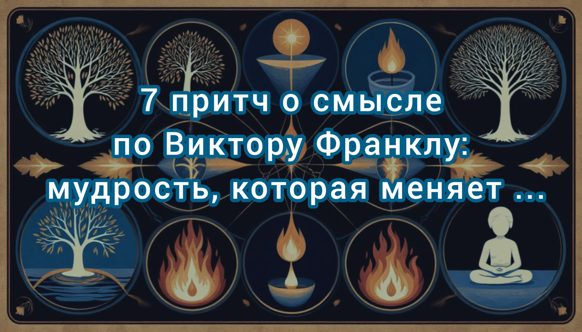 7 притч о смысле жизни по Виктору Франклу: мудрость, которая меняет всё