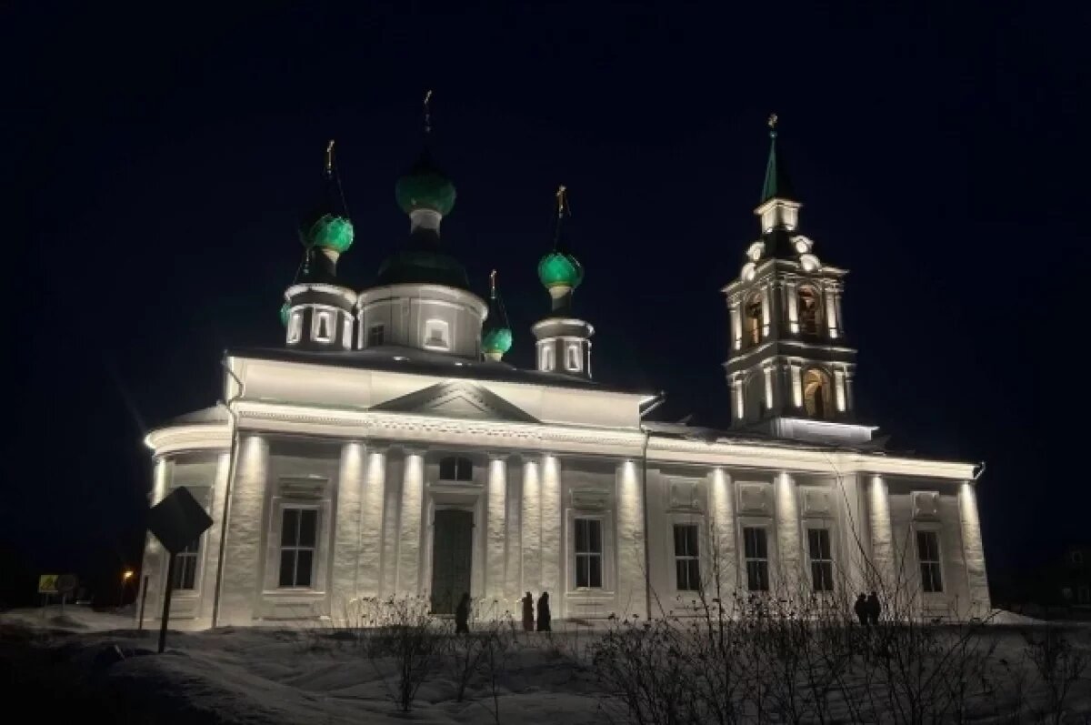    Ещё два исторических храма в Ярославской области украсила подсветка