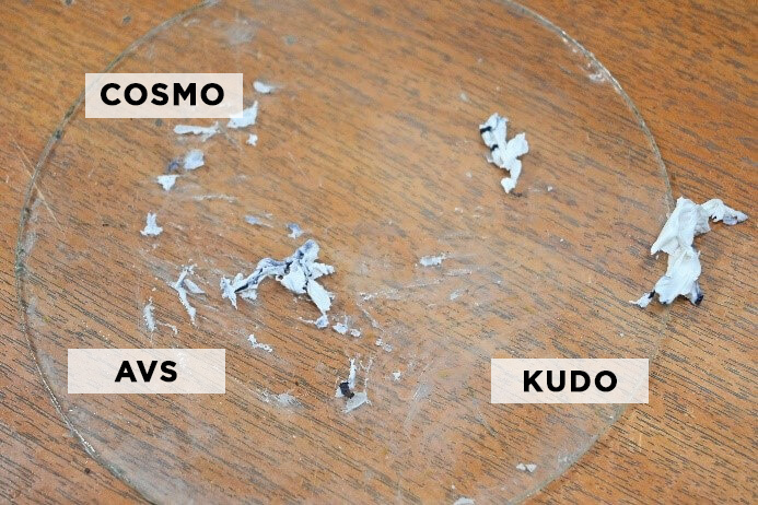 Рисунок 3 - Удаление герметика через 20 минут выдержки - после окончания испытания 