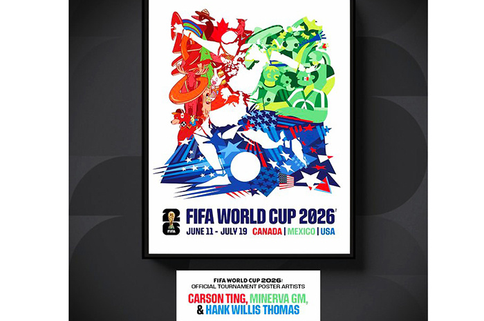 В канун турнира ФИФА опубликовала официальный постер чемпионата мира по футболу-2026.