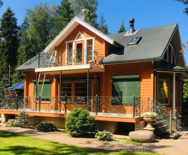 Такие дома в Ленобласти строит Содружество самозанятых плотников