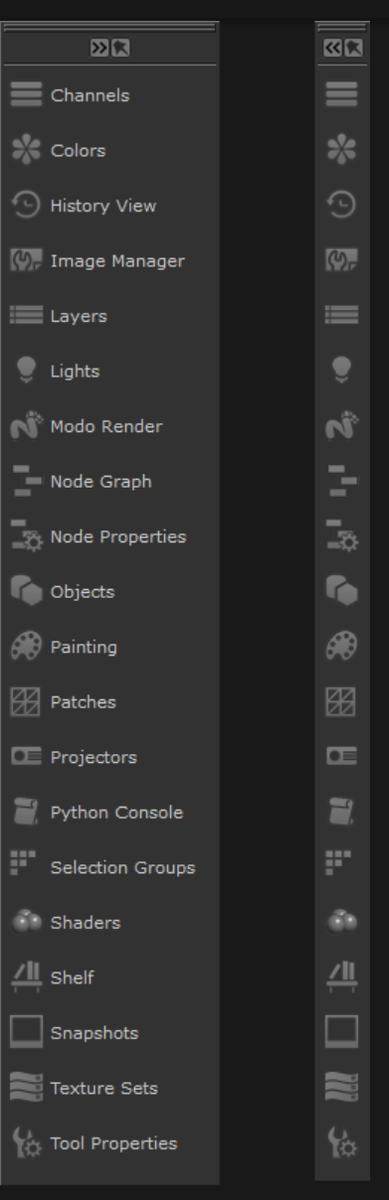 Palettes Toolbar