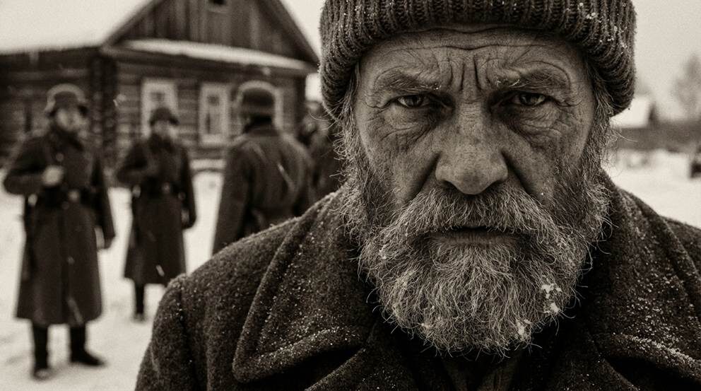 «Бирюк» Кузьмин. Немцы приняли его молчание за покорность.